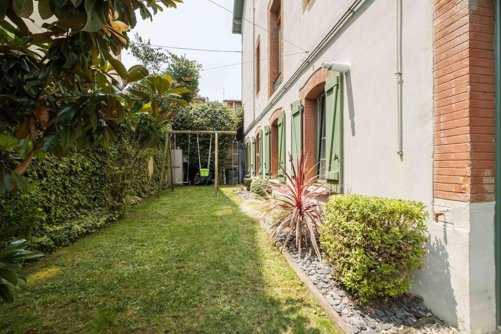 Apt T5 Renove Avec Bureau Jardin Et Parking En Centre Ville Toulouse Ngoại thất bức ảnh